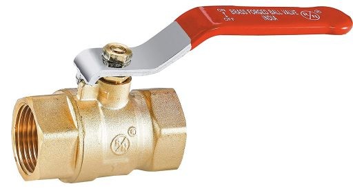 Brass Ball Valve Brass Finish | ARTNO_1710 | RN Forged Brass Ball Valve 1/2